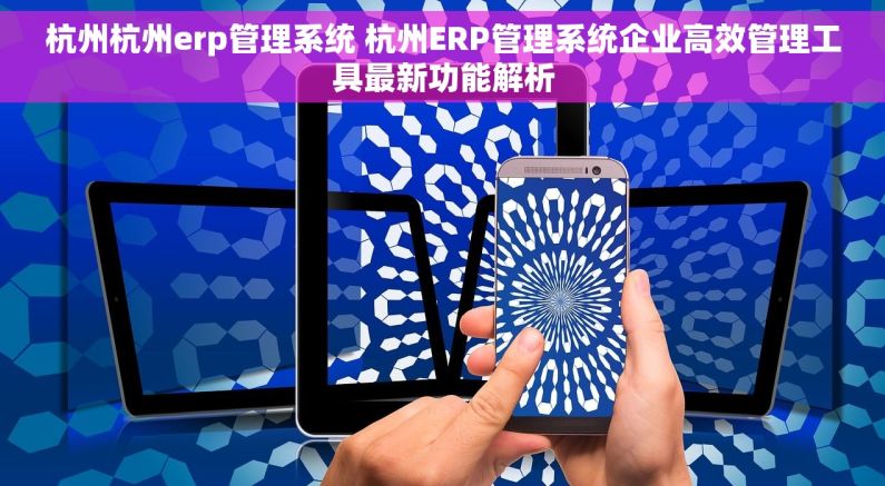 杭州杭州erp管理系统 杭州ERP管理系统企业高效管理工具最新功能解析