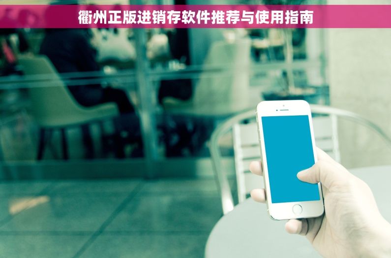 衢州正版进销存软件推荐与使用指南