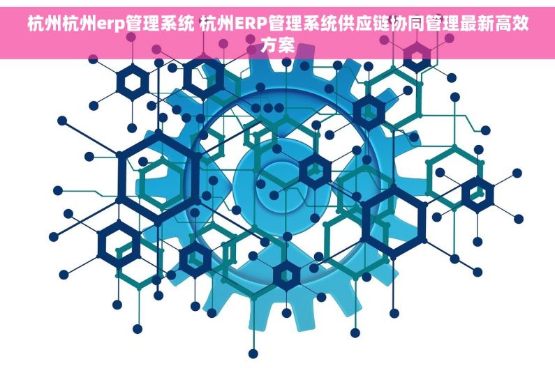 杭州杭州erp管理系统 杭州ERP管理系统供应链协同管理最新高效方案