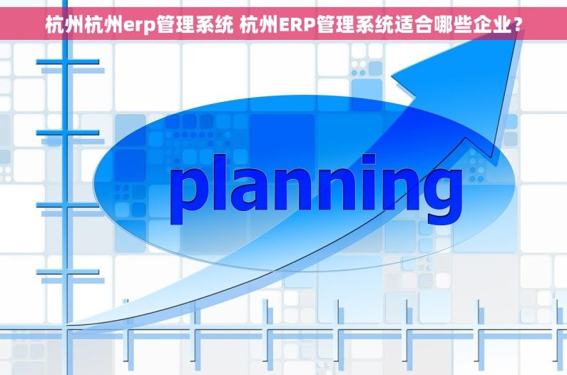 杭州杭州erp管理系统 杭州ERP管理系统适合哪些企业？