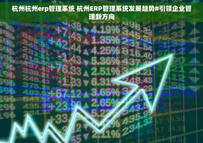 杭州杭州erp管理系统 杭州ERP管理系统发展趋势#引领企业管理新方向