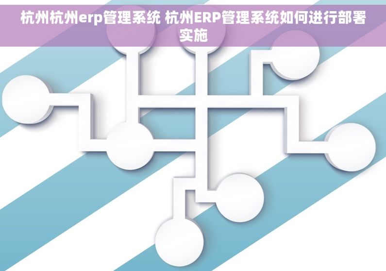 杭州杭州erp管理系统 杭州ERP管理系统如何进行部署实施