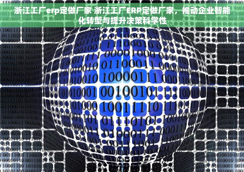 浙江工厂erp定做厂家 浙江工厂ERP定做厂家，推动企业智能化转型与提升决策科学性