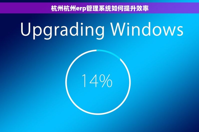 杭州杭州erp管理系统如何提升效率