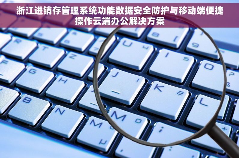 浙江进销存管理系统功能数据安全防护与移动端便捷操作云端办公解决方案