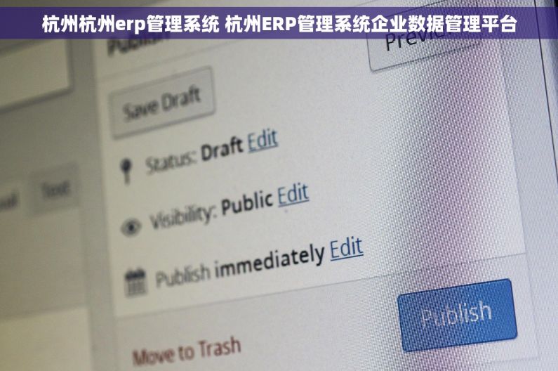 杭州杭州erp管理系统 杭州ERP管理系统企业数据管理平台