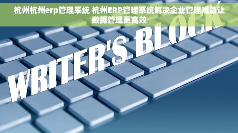 杭州杭州erp管理系统 杭州ERP管理系统解决企业管理难题让数据管理更高效