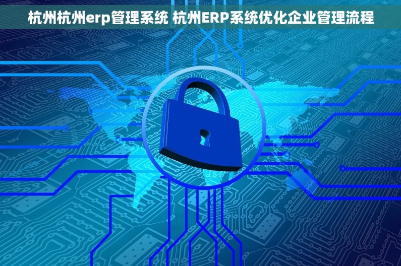 杭州杭州erp管理系统 杭州ERP系统优化企业管理流程