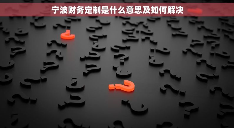 宁波财务定制是什么意思及如何解决