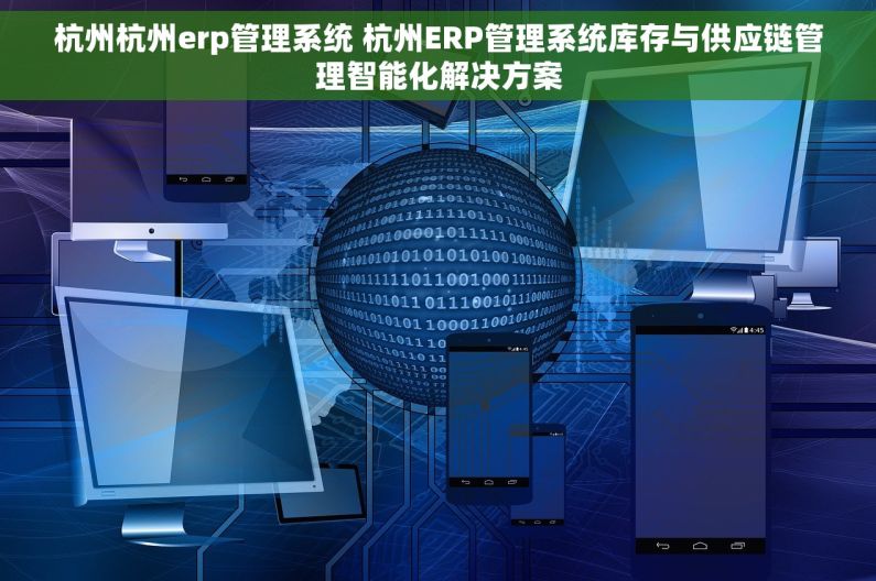 杭州杭州erp管理系统 杭州ERP管理系统库存与供应链管理智能化解决方案