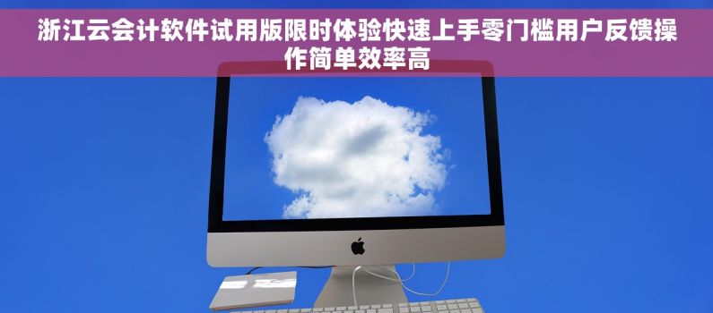 浙江云会计软件试用版限时体验快速上手零门槛用户反馈操作简单效率高