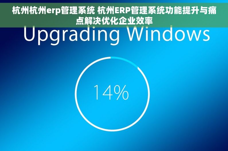 杭州杭州erp管理系统 杭州ERP管理系统功能提升与痛点解决优化企业效率