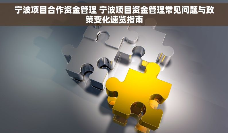 宁波项目合作资金管理 宁波项目资金管理常见问题与政策变化速览指南