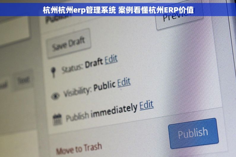 杭州杭州erp管理系统 案例看懂杭州ERP价值