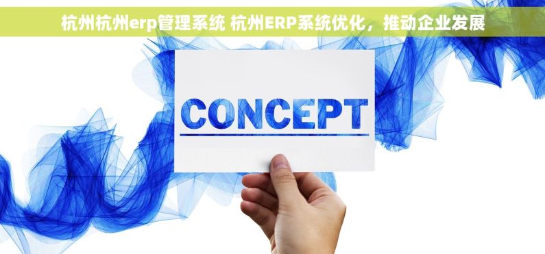 杭州杭州erp管理系统 杭州ERP系统优化，推动企业发展