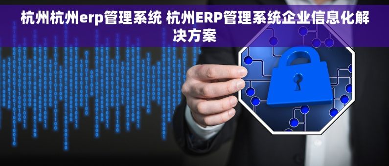 杭州杭州erp管理系统 杭州ERP管理系统企业信息化解决方案