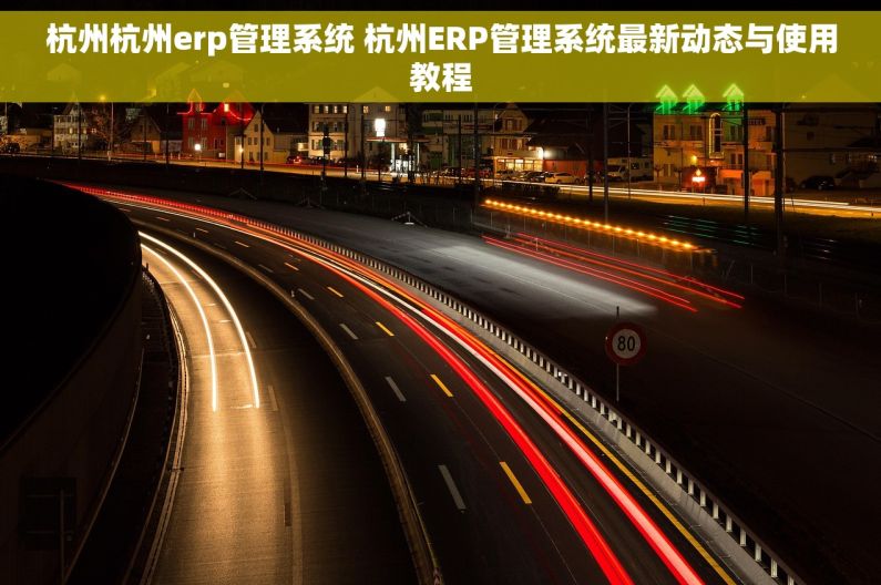 杭州杭州erp管理系统 杭州ERP管理系统最新动态与使用教程