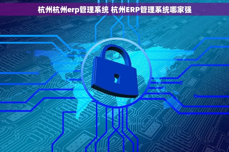 杭州杭州erp管理系统 杭州ERP管理系统哪家强