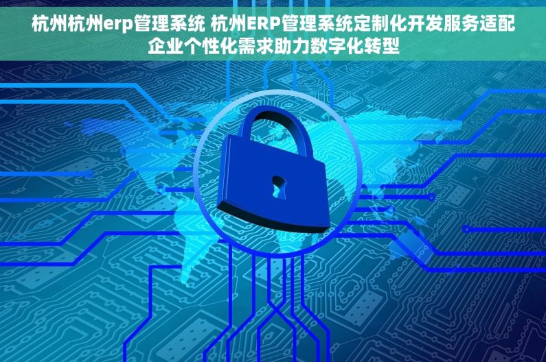 杭州杭州erp管理系统 杭州ERP管理系统定制化开发服务适配企业个性化需求助力数字化转型