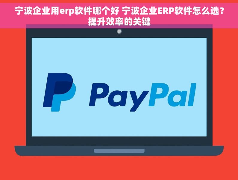 宁波企业用erp软件哪个好 宁波企业ERP软件怎么选？提升效率的关键