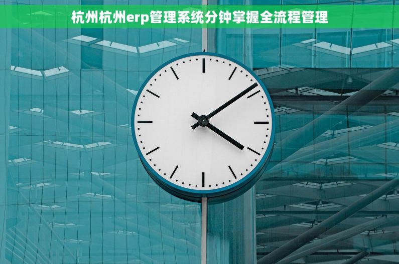 杭州杭州erp管理系统分钟掌握全流程管理