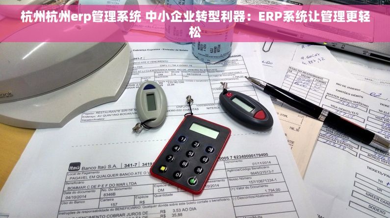 杭州杭州erp管理系统 中小企业转型利器：ERP系统让管理更轻松