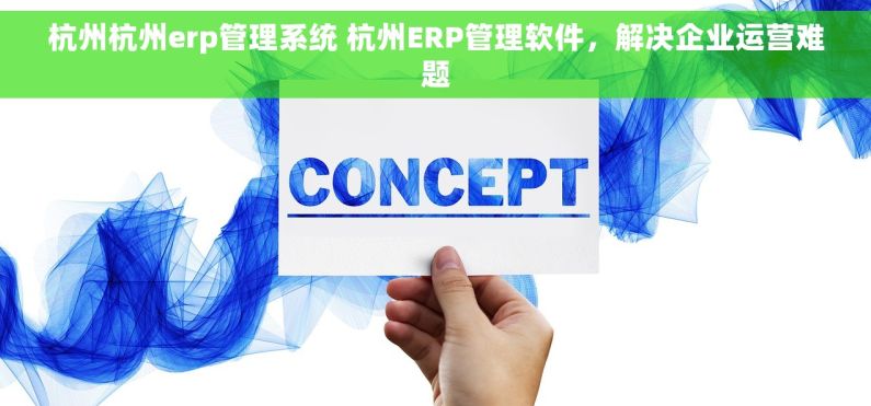杭州杭州erp管理系统 杭州ERP管理软件，解决企业运营难题