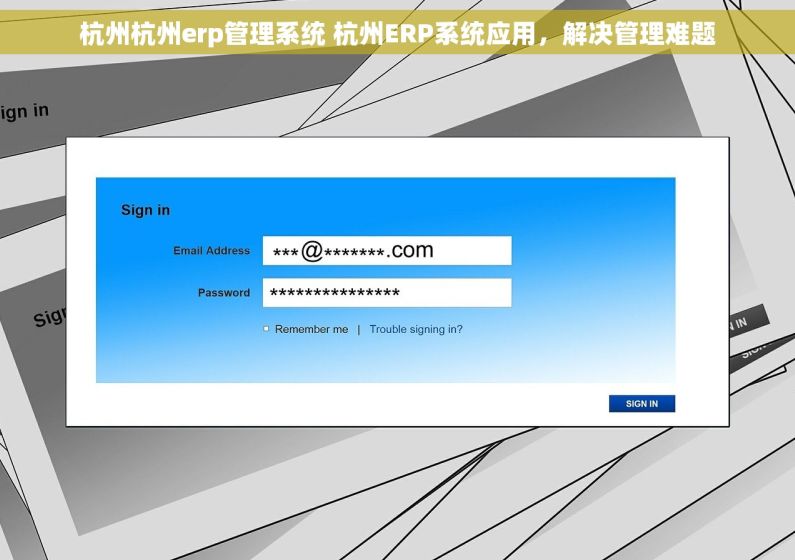 杭州杭州erp管理系统 杭州ERP系统应用，解决管理难题