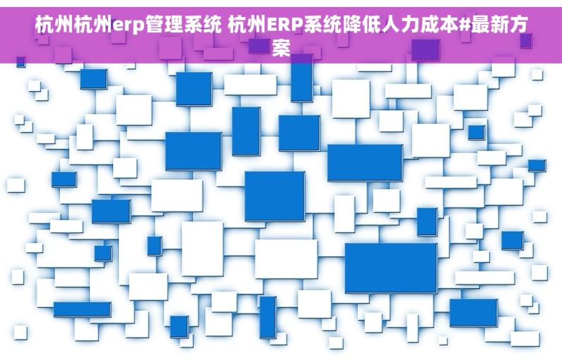杭州杭州erp管理系统 杭州ERP系统降低人力成本#最新方案