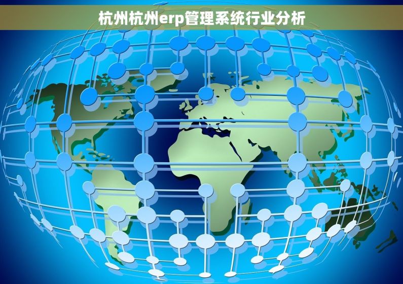 杭州杭州erp管理系统行业分析