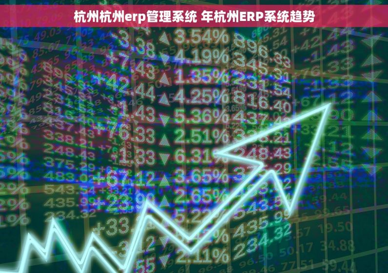 杭州杭州erp管理系统 年杭州ERP系统趋势
