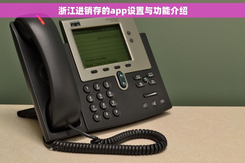 浙江进销存的app设置与功能介绍