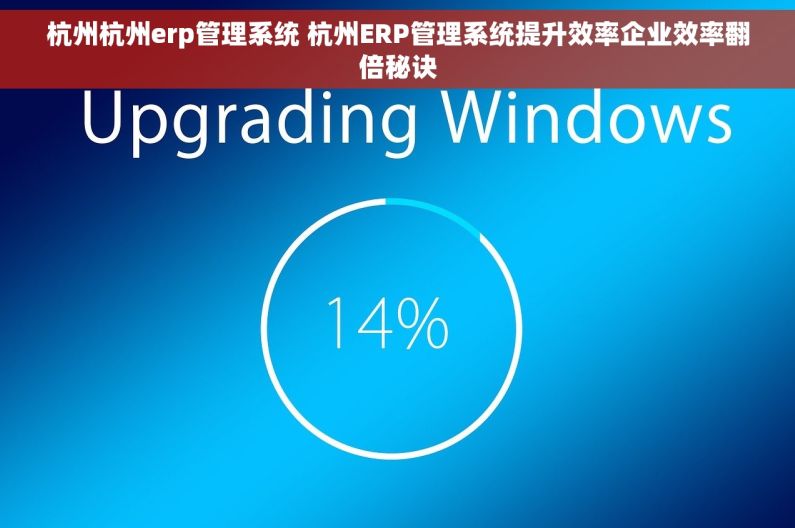 杭州杭州erp管理系统 杭州ERP管理系统提升效率企业效率翻倍秘诀