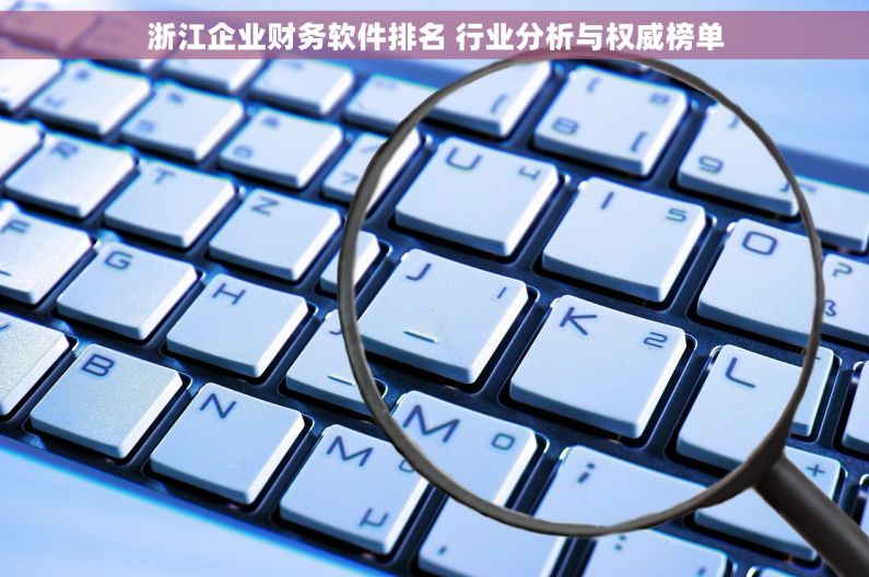 浙江企业财务软件排名 行业分析与权威榜单