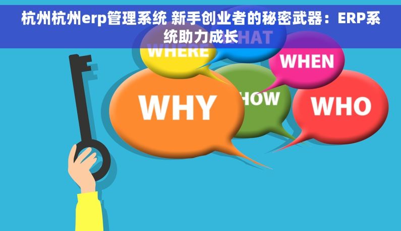 杭州杭州erp管理系统 新手创业者的秘密武器：ERP系统助力成长
