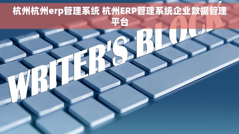 杭州杭州erp管理系统 杭州ERP管理系统企业数据管理平台