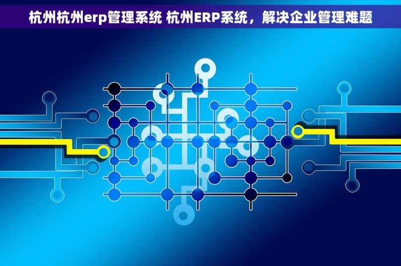 杭州杭州erp管理系统 杭州ERP系统，解决企业管理难题