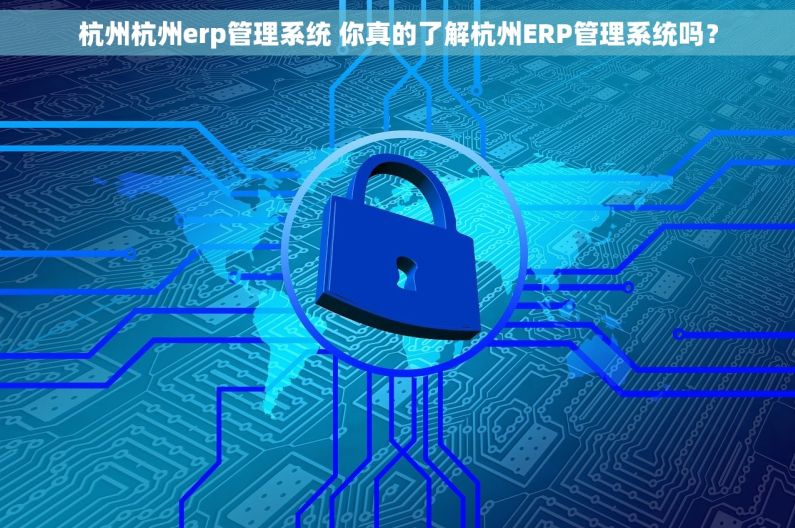 杭州杭州erp管理系统 你真的了解杭州ERP管理系统吗？