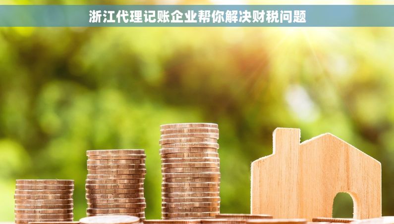 浙江代理记账企业帮你解决财税问题