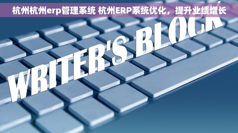 杭州杭州erp管理系统 杭州ERP系统优化，提升业绩增长