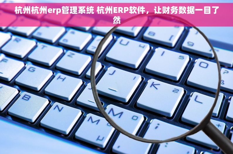 杭州杭州erp管理系统 杭州ERP软件，让财务数据一目了然