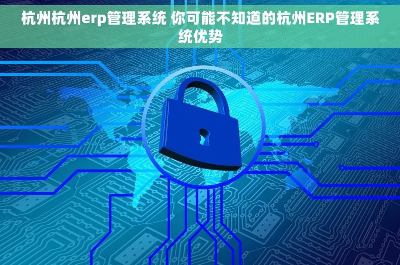 杭州杭州erp管理系统 你可能不知道的杭州ERP管理系统优势