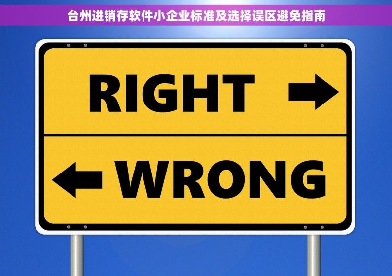 台州进销存软件小企业标准及选择误区避免指南