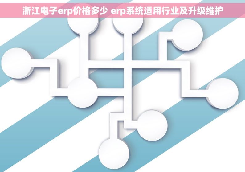 浙江电子erp价格多少 erp系统适用行业及升级维护