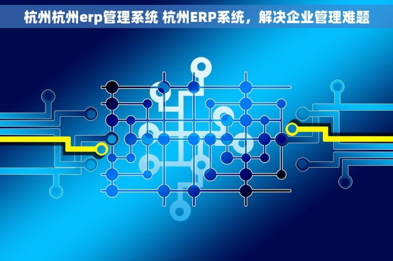 杭州杭州erp管理系统 杭州ERP系统，解决企业管理难题