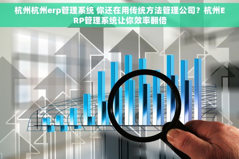 杭州杭州erp管理系统 你还在用传统方法管理公司？杭州ERP管理系统让你效率翻倍