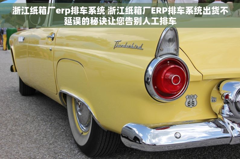 浙江纸箱厂erp排车系统 浙江纸箱厂ERP排车系统出货不延误的秘诀让您告别人工排车