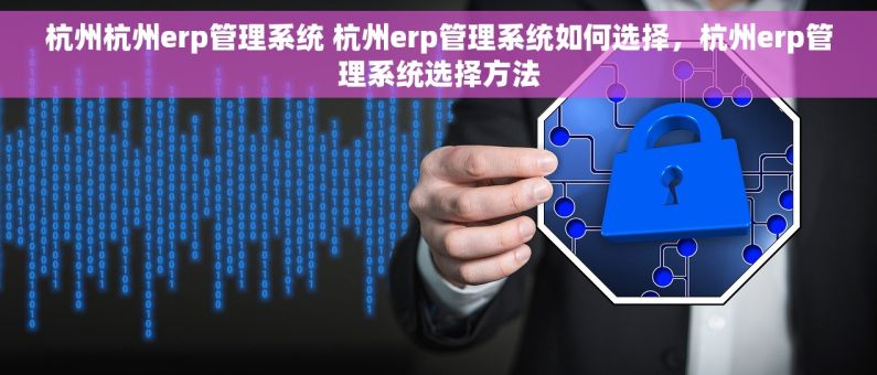 杭州杭州erp管理系统 杭州erp管理系统如何选择，杭州erp管理系统选择方法