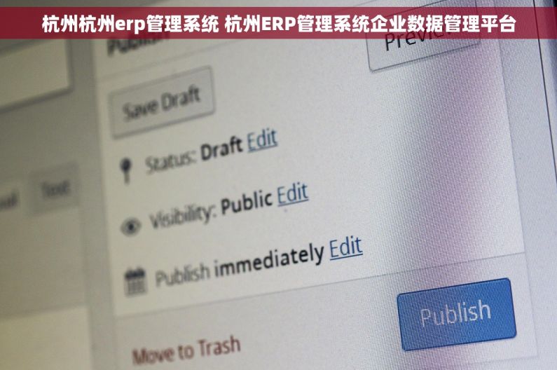 杭州杭州erp管理系统 杭州ERP管理系统企业数据管理平台