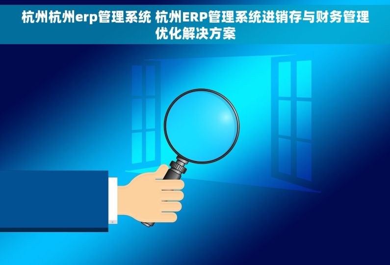 杭州杭州erp管理系统 杭州ERP管理系统进销存与财务管理优化解决方案